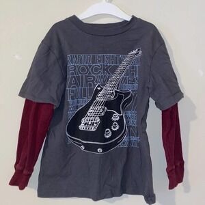 Gap Kids Gray Long Sleeve Shirt Size xsmall